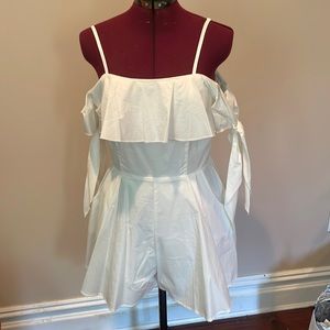 Regina White Bridal Romper